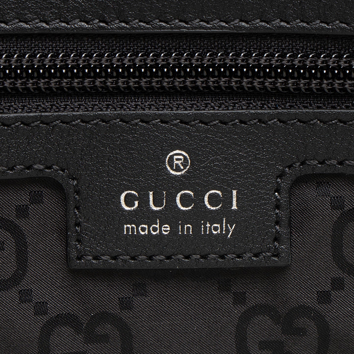 Gucci Nylon Embossed Web Large Tote