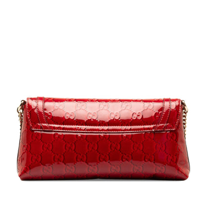 Gucci Patent Guccissima Mayfair Shoulder Bag (SHG-ksmz4h)
