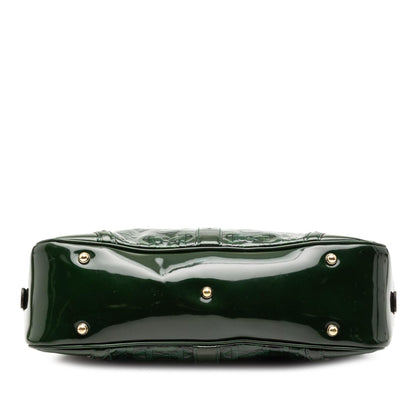 Gucci Patent Horsebit Glam Shoulder Bag