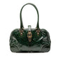 Gucci Patent Horsebit Glam Shoulder Bag