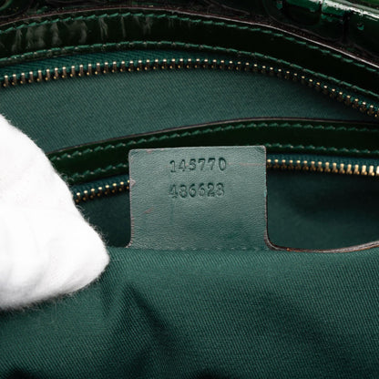 Gucci Patent Horsebit Glam Shoulder Bag