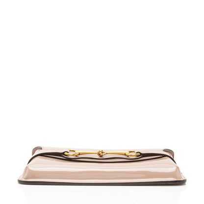 Gucci Patent Leather Bright Bit Clutch