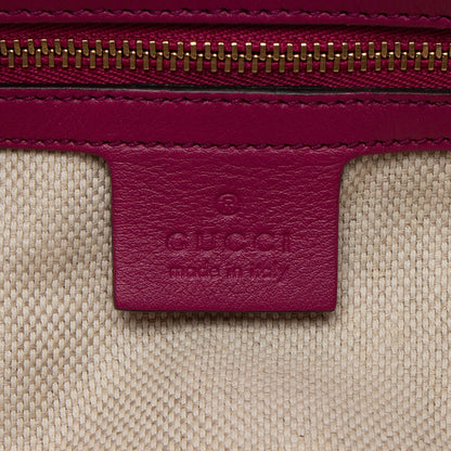 Gucci Patent Leather Soho Medium Shoulder Bag