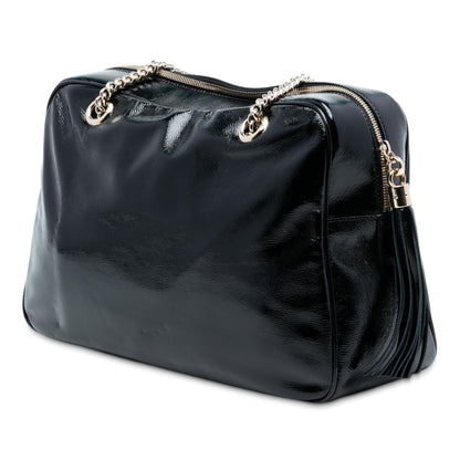 Gucci Patent Soho Chain Shoulder Bag