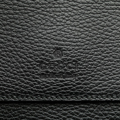 Gucci Pebbled Calfskin Portfolio Clutch