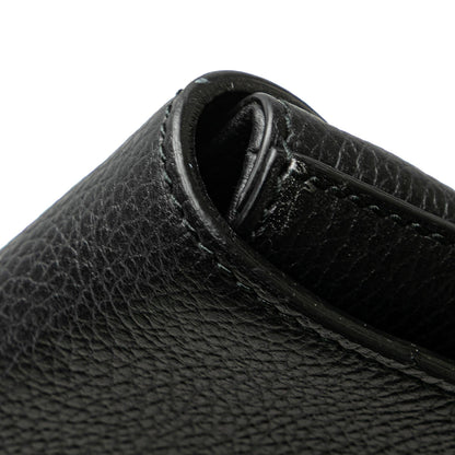 Gucci Pebbled Calfskin Portfolio Clutch