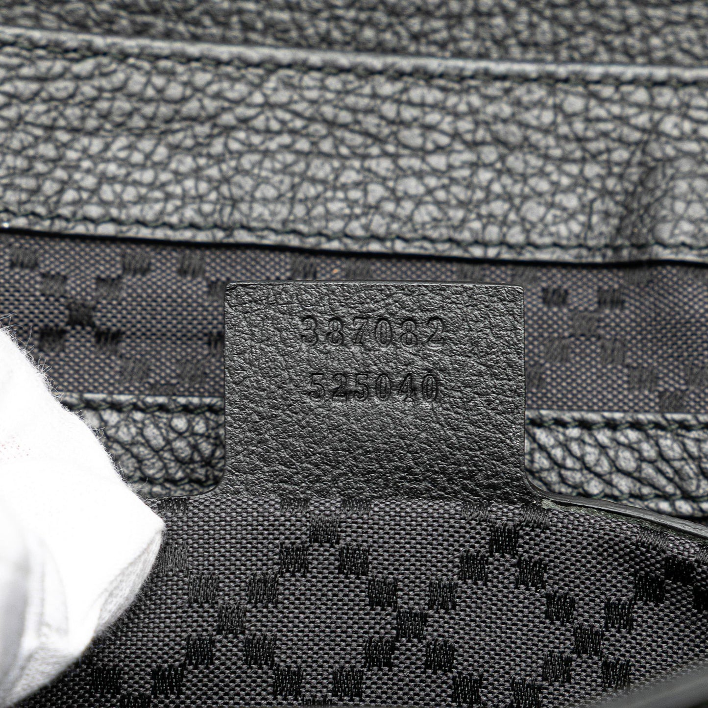 Gucci Pebbled Calfskin Portfolio Clutch
