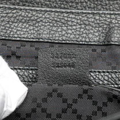 Gucci Pebbled Calfskin Portfolio Clutch