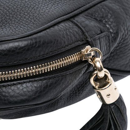 Gucci Pebbled Leather Soho Chain Zip Shoulder Bag