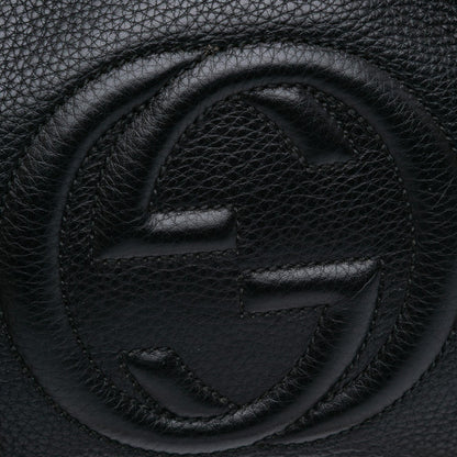 Gucci Pebbled Leather Soho Chain Zip Shoulder Bag