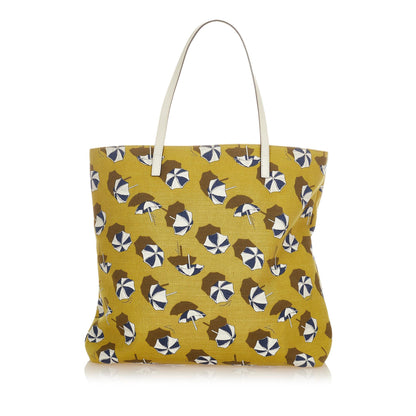 Gucci Printed Canvas Tote Bag (SHG-26079)