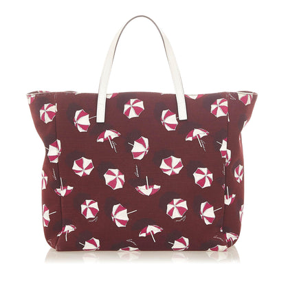 Gucci Printed Canvas Tote Bag (SHG-31677)