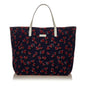 Gucci Printed Canvas Tote Bag (SHG-31840)