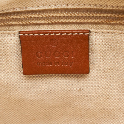 Gucci Printed Canvas Tote (SHG-YkeO0d)