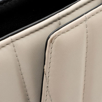 Gucci Quilted Leather Queen Margaret Bee Clutch