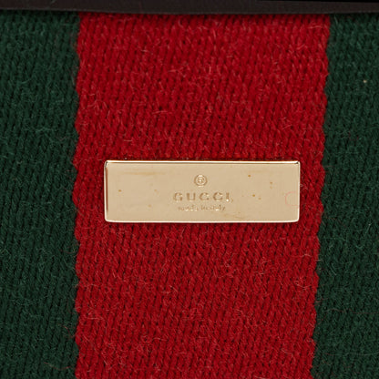 Gucci Canvas Web Shoulder Bag (SHF-KhYFg1)