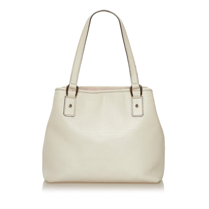 Gucci Small D-Ring Leather Tote Bag (SHG-34403)