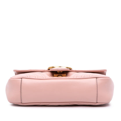 Gucci Small GG Marmont Matelasse Leather Shoulder Bag