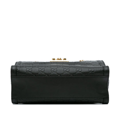 Gucci Small Guccissima Padlock Tote (SHG-xLAbOa)