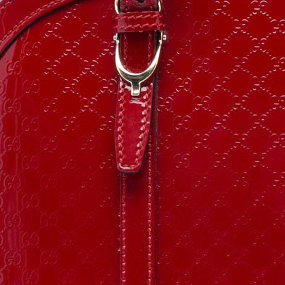 Gucci Small Microguccissima Patent Nice Dome Satchel