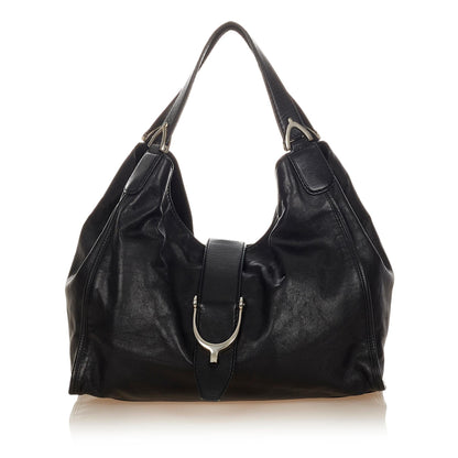 Gucci Stirrup Leather Shoulder Bag (SHG-25765)
