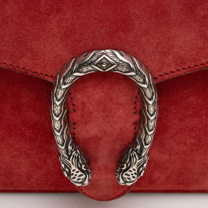 Gucci Suede Dionysus Medium Shoulder Bag (SHF-22817)