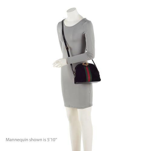 Gucci Suede Ophidia Dome Small Shoulder Bag (SHF-23744)
