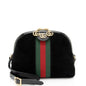 Gucci Suede Ophidia Dome Small Shoulder Bag