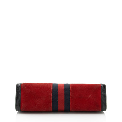 Gucci Suede Ophidia Small Shoulder Bag (SHF-BWJZkP)