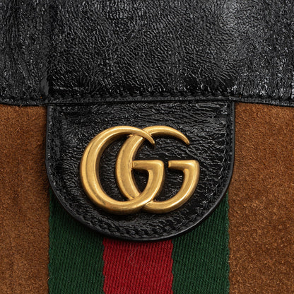 Gucci Suede Ophidia Vertical Large Shopping Tote (SHF-AbSm7x)