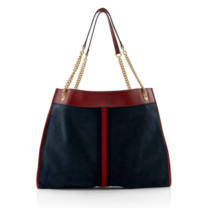 Gucci Suede Rajah Large Tote (SHF-20217)