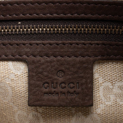 Gucci Suede Stirrup Tote (SHF-XdZ15l)