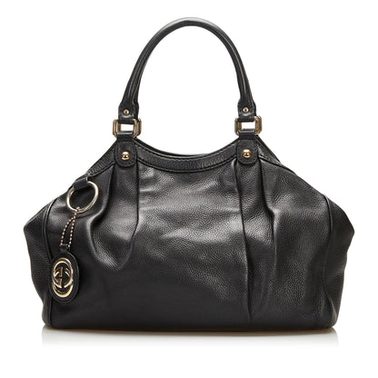Gucci Sukey Leather Tote Bag (SHG-35565)