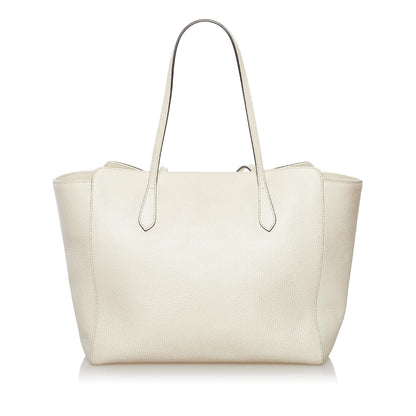 Gucci Swing Leather Tote Bag (SHG-32809)