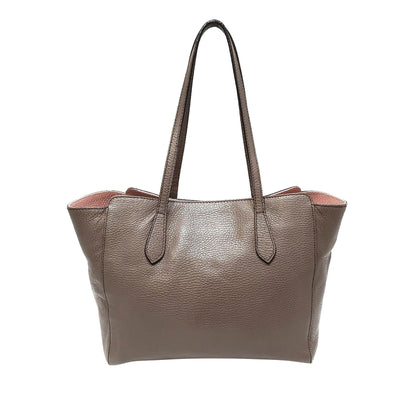 Gucci Swing Leather Tote Bag (SHG-34509)