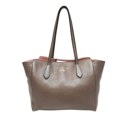 Gucci Swing Leather Tote Bag (SHG-34509)