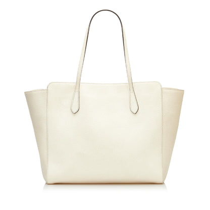 Gucci Swing Leather Tote Bag (SHG-35659)