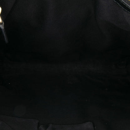 Gucci Tall Leather Bamboo Shopper Tote