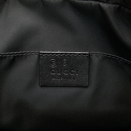 Gucci Techno Web Canvas Clutch