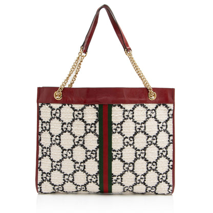Gucci GG Tweed Rajah Large Tote