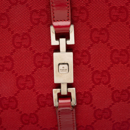 Gucci Vintage GG Canvas Bardot Shoulder Bag