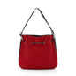 Gucci Vintage GG Canvas Drawstring Shoulder Bag (SHF-9kJYvQ)