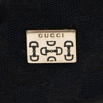 Gucci Vintage GG Canvas Horsebit Small Tote (SHF-19171)