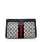 Gucci Vintage GG Plus Web Clutch - FINAL SALE (SHF-17304)