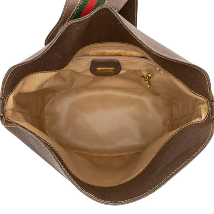 Gucci Vintage GG Plus Web Shoulder Bag (SHF-PvNydn)