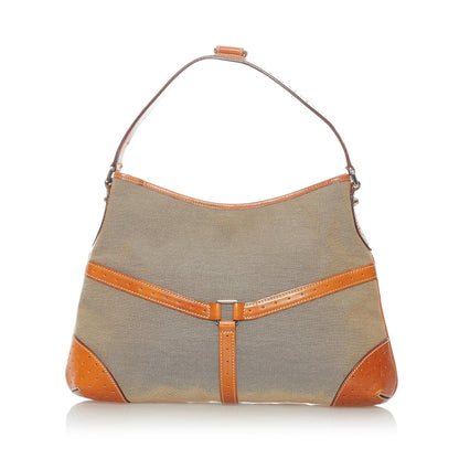 Gucci Web Canvas Reins Shoulder Bag (SHG-32403)