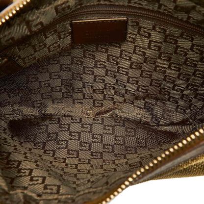 Gucci Web Canvas Shoulder Bag (SHG-32365)