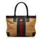 Gucci Web Canvas Tote Bag (SHG-qyC5YN)