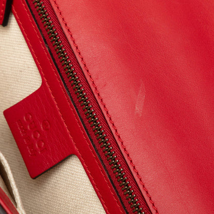 Gucci Web Peony Shoulder Bag (SHG-SqJUEA)