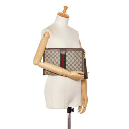 Gucci X Balenciaga BB Supreme Ophidia Web Clutch (SHG-hiJcJq)